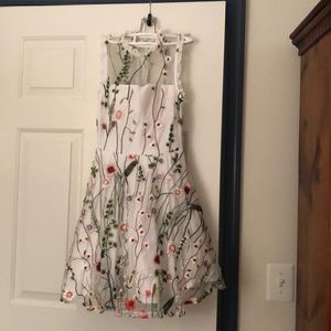 Embroidered City Studio dress